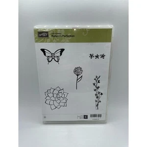 Stampin Up Sale-A-Bration Nature's Perfection Set Of 5 Butterfly Flower - Picture 1 of 2