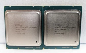 1 Pair Intel Xeon E5-2640 V2 2.0GHz 8-Core Socket LGA2011 Server CPU Processor - Picture 1 of 1