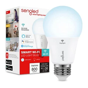Sengled Smart Light Bulb, WiFi Light Bulbs 800LM 60W Equivalent DAMAGED BOX - Picture 1 of 11