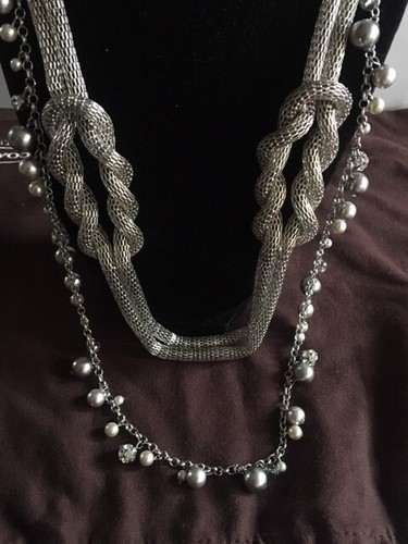 VETEMENTS Collana a strati con fili tono oro