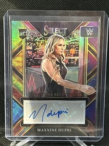 2023 Panini Select WWE Signature Selections Tie Dye Maxxine Dupri RC Auto /25 - Picture 1 of 2