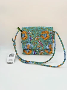 VERA BRADLEY Baird Hipster NWT Gemstone Paisley 8 Inches x 7 Inches - Picture 1 of 4