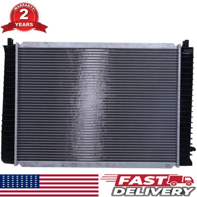 Radiator with Transmission Oil Cooler for Volvo 740 87-92 940 92-95 Auto Trans - Imagem 1 de 4
