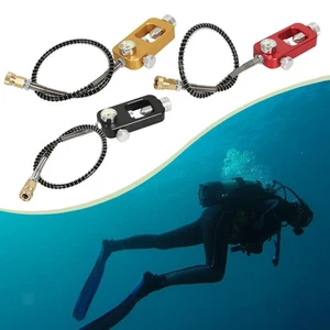 Diving Tank Refill Adapter Gear Portable Professional with Pressure Gauge - Picture 1 of 23