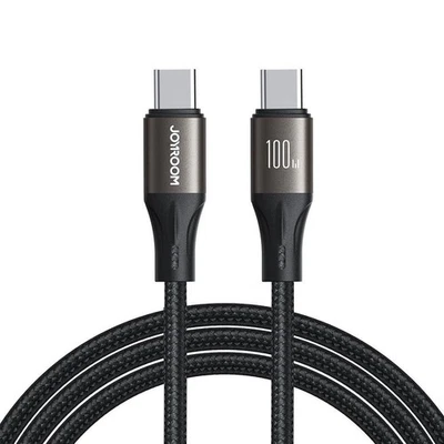 Cable de datos y carga rápida Joyroom Light Speed USB tipo C a tipo C 100 W, 1,2 m Foto 1 de 4