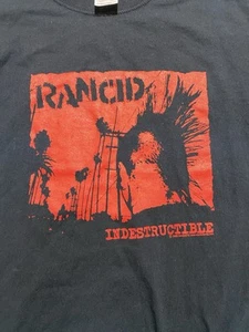 Rancid Indestructible T-Shirt XL Vintage Machete Hellcat - Picture 1 of 5