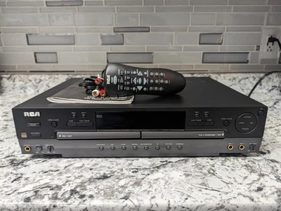 RCA CDRW121 Dual Tray CD Recorder Player Burner W/ Remote Parts - Repair - Image 1 of 4