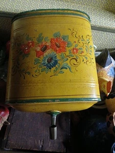 Vintage French Enamel Bathroom Lavabo Water Tank *Rustic* - Picture 1 of 17