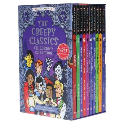 The Creepy Classics: Children’s Easy Classics 10 Books Box Set - Ages 7-11 - PB - Image 1 of 4