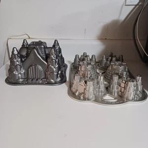 Nordic Ware Kuchenformen Konvolut Märchenschloss Hänsel & Gretel Märchen - Bild 1 von 17