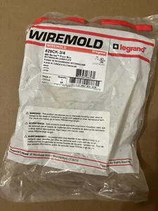 Wiremold 829CK-3/4 Brass Rectangular Cover Plate for an 880 Series Floor Box - Picture 1 of 2