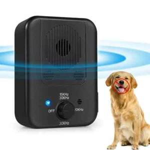 Dispositivo per cani ad ultrasuoni anti abbaio addestramento ricarica USB top - Foto 1 di 1
