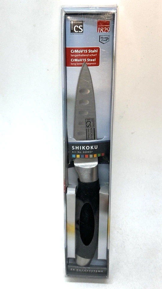 CS KochSysteme Shikoku 020057 Kitchen Knife CrMoV15 Steel Germany 10cm Blade - Image 1 of 4