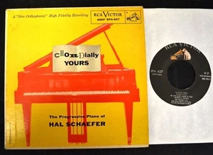 JAZZ EP Hal Schaefer RCA 627 Chordially Yours - Picture 1 of 1
