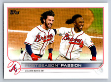 2022 Topps #342 Postseason Passion CC, CL Atlanta Braves Baseball Card