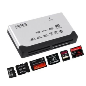 Black Card Reader Micro to USB Adapter Supports 64GB Useful Durable - Picture 1 of 7