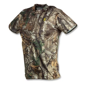 Browning Wasatch Vapor Max Short Sleeve T-Shirt-Mossy Oak Infinity - Picture 1 of 1