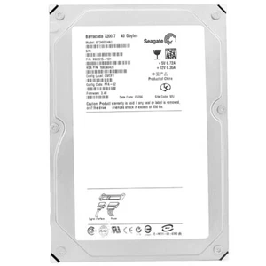 Festplatte Seagate ST340014AS 40GB 2MB Cache 7200Rpm Sata 3,5'' Zoll - Bild 1 von 5