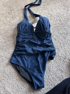 Neu mit Etikett Cupshe Damen Badeanzug Einteiler Größe Medium blau - Bild 1 von 8