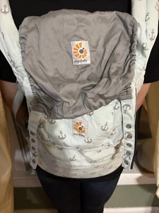 Ergo baby Carrier Sea Skipper Baby Blue And Gray - Picture 1 of 6