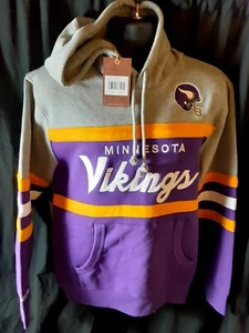 Sudadera Mitchell Ness para hombre Minnesota Vikings grande o XL PRECIO DE VENTA SUGERIDO POR EL FABRICANTE $110 - Imagen 1 de 4