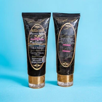 Black Gold Prestige White Facial Foaming Scrub 150ml 2pcs Each - Image 1 of 4