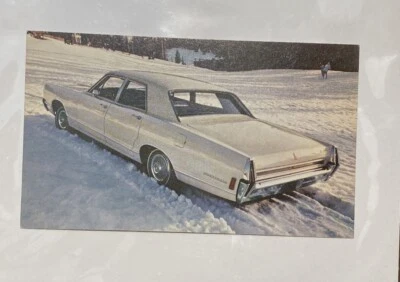 1968 Mercury Montclair White Al Weiss Lincoln Dealership St Louis Missouri Snow - Image 1 of 2