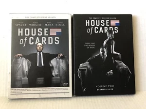House of Cards Season 1 & 2 Set DVDs. - Picture 1 of 7