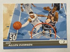 ALLEN IVERSON Basketball Cards *You Pick* Top 75 HOF Buy 2+ Save. Revised 12/11
