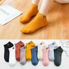 5 Pairs Women Cute Cartoon Invisible Ankle Socks Slippers Korean Harajuku Kawaii