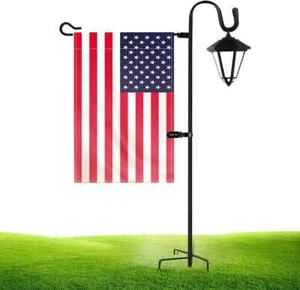Heavy Duty Garden Flag Holder Stand and Shepherd Hook, 36 Inches - Picture 1 of 4