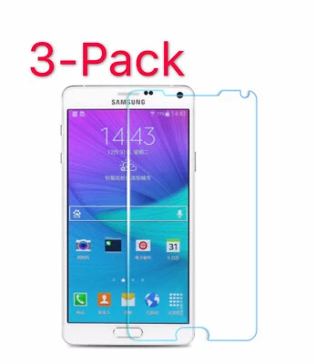 3-Pack Tempered Glass Screen Protector for Samsung Galaxy S5 S7 S8 S9 Note 3 4 5 - Image 1 of 4