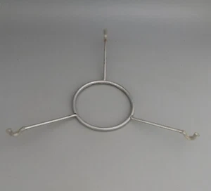 Soporte de pantalla de lámpara de aceite Aladdin vintage / trípode portador para pantallas de 10" - gris - Imagen 1 de 11