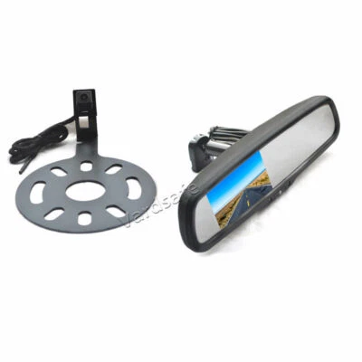 Reverse Backup Camera + Replacement Rear view Mirror Monitor for Jeep Wrangler - Image 1 of 4