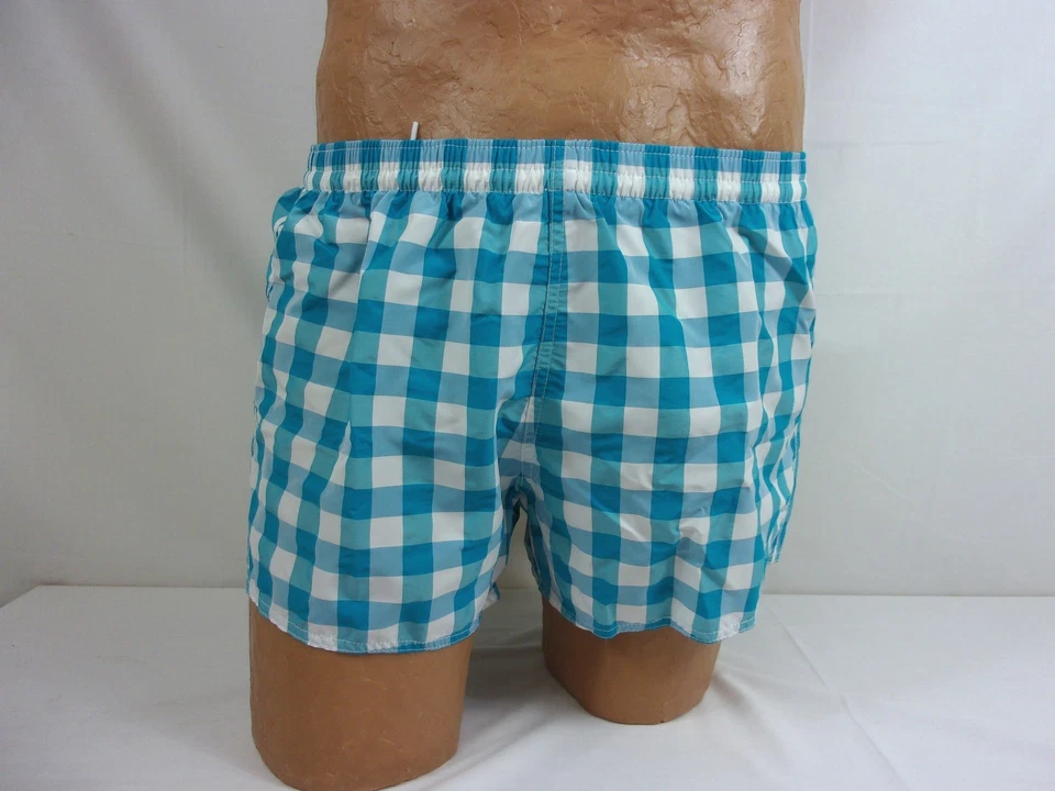 Pantalones cortos de natación para hombre Sauvage europeos a cuadros talla S-XL variedad de colores 1937IM Foto 1 de 1