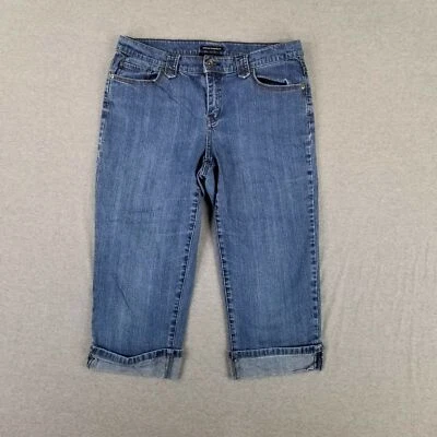 Vintage Axcess Jeans Size 12 Flap Pockets Capri Cuffed Retro 2000s - Image 1 of 4