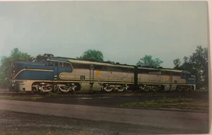 1968 Delaware & Hudson Alco PA-2's @ Colonie, New York  Postcard - Picture 1 of 4