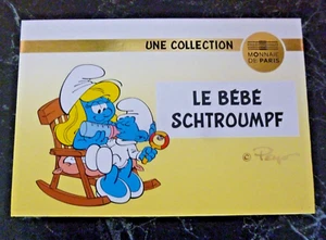 Münze von Paris 50 Euro Silber 900 Le Bébé SCHLÜMPFE coloriert 2020 - Bild 1 von 4
