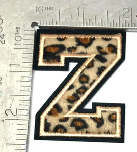 Patch Sew & Iron On Embroidered Clothing Hats Jackets Coat Names Letters Z A504 - Picture 1 of 2