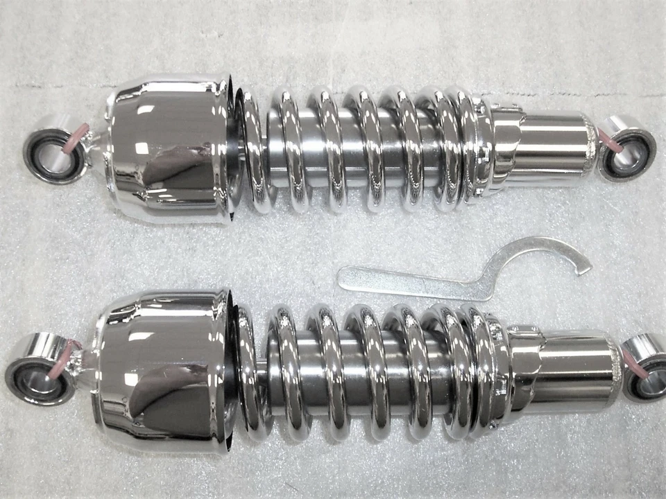 Amortiguadores bobber cortos cromados de alta resistencia Yamaha VMX1200 VMAX 11"  Foto 1 de 1