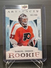 2022-23 Upper Deck Artifacts Samuel Ersson Rookie RC Silver #'d 463/999 FLYERS