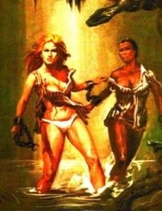 Der Liebeshexen Vom Rio Cannibale,Busty Women Excape  Prison Heat, Playing Card - Picture 1 of 3