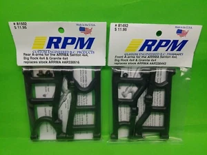 RPM 81492 Anteriore 81502 Braccio A Posteriore Nero Armma 4x4 3s BLX Granito Big Rock Senton - Foto 1 di 1