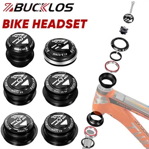 BUCKLOS HS505 34/44/44-55/44-56mm Bike Headset Sealed Bearing 1-1/8" Fork Stem - Picture 1 of 13