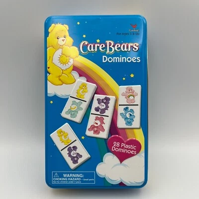 Care Bears Dominoes w/ Collector's Tin 28pcs Cardinal Games 2004 - Image 1 of 4