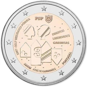 2 euro Portogallo 2017 fdc 150 anni di sicurezza pubblica - Imagen 1 de 1