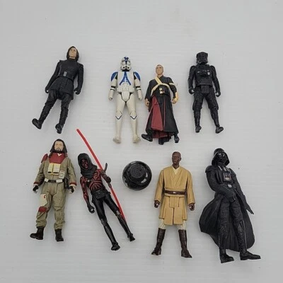 Lote de figuras de acción Hasbro Star Wars 3,75" Kylo Ren, Darth Vader, Darth Maul, etc.  Foto 1 de 4