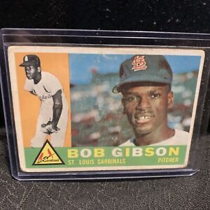 1960 Topps #73 Bob Gibson VG-EX Second Year St. Louis Cardinals