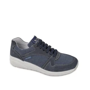 VALLEVERDE V92111A Sneaker Schuhe Freizeit Herren Leder Blau - Bild 1 von 1
