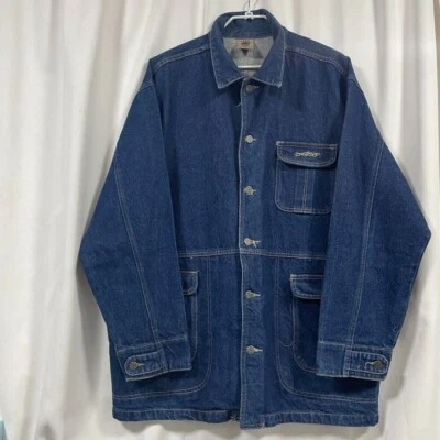 Chaqueta Vaquera Vintage JNCO Jeans Años 90 Hiphop Y2K XL Hecha en EE. UU. Foto 1 de 4